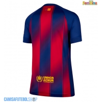 Camisa de time de futebol Barcelona Replicas 1º Equipamento Feminina 2025-26 Manga Curta